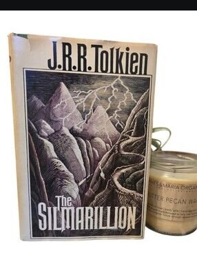 The Silmarillion Book By J.R.R. Tolkien RARE 1977 First American Edition in GUC